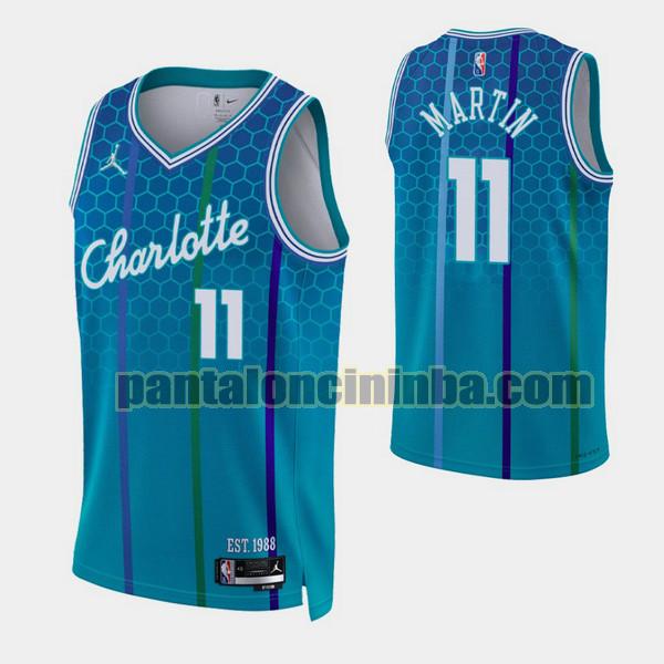 Canotta Uomo basket Cody Martin 11 Charlotte Hornets Blu 2021-2022