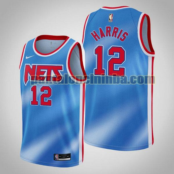 Canotta Uomo basket Joe Harris 12 Brooklyn Nets Blu 2020 2021