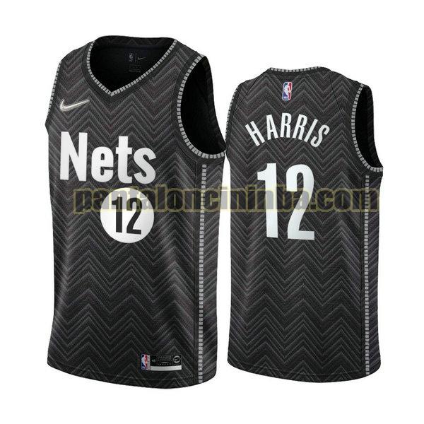 Canotta Uomo basket Joe Harris 12 Brooklyn Nets Nero 2021