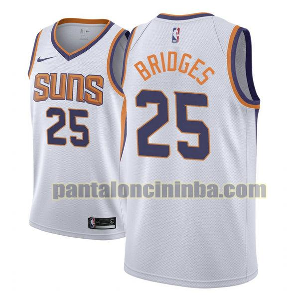 Canotta Uomo basket Mikal Bridges 25 Phoenix Suns Bianca City Edition 2020