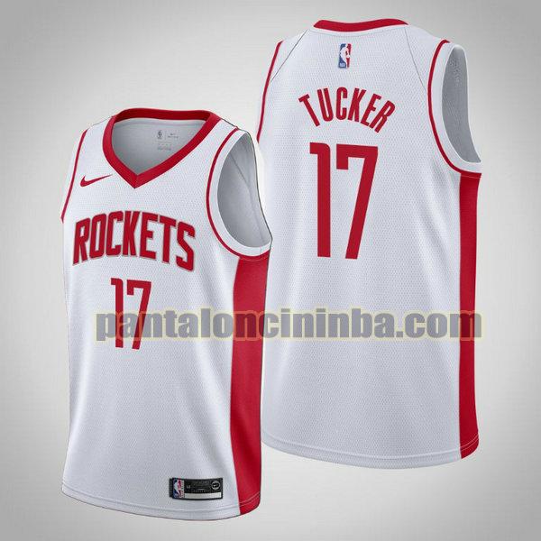 Canotta Uomo basket P.J. Tucker 17 Houston Rockets Bianca City Edition 2020