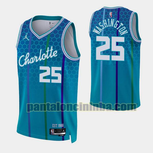 Canotta Uomo basket P.J. Washington 25 Charlotte Hornets Blu 2021-2022