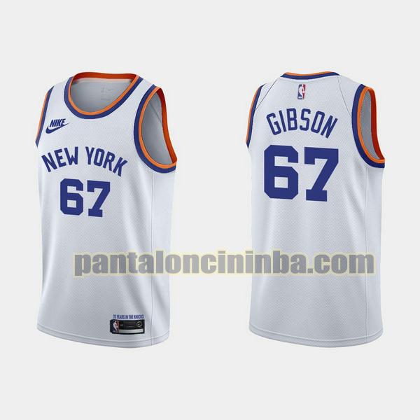 Canotta Uomo basket Taj Gibson 67 New York Knicks Bianca