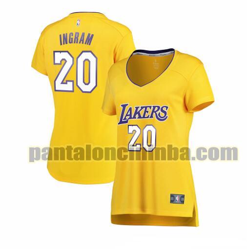 Maglia Donna basket Andre Ingram 20 Los Angeles Lakers Giallo icon edition