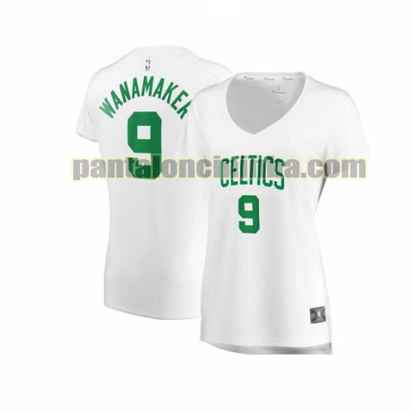 Maglia Donna basket Brad Wanamaker 9 Boston Celtics Bianco association edition