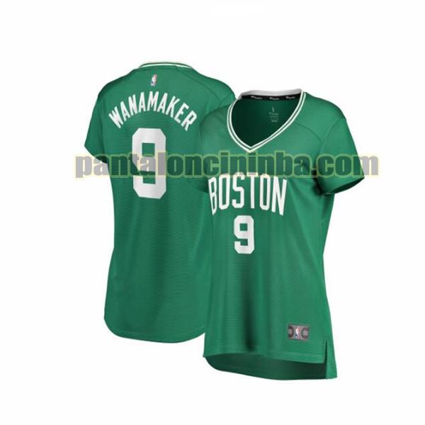Maglia Donna basket Brad Wanamaker 9 Boston Celtics Verde icon edition