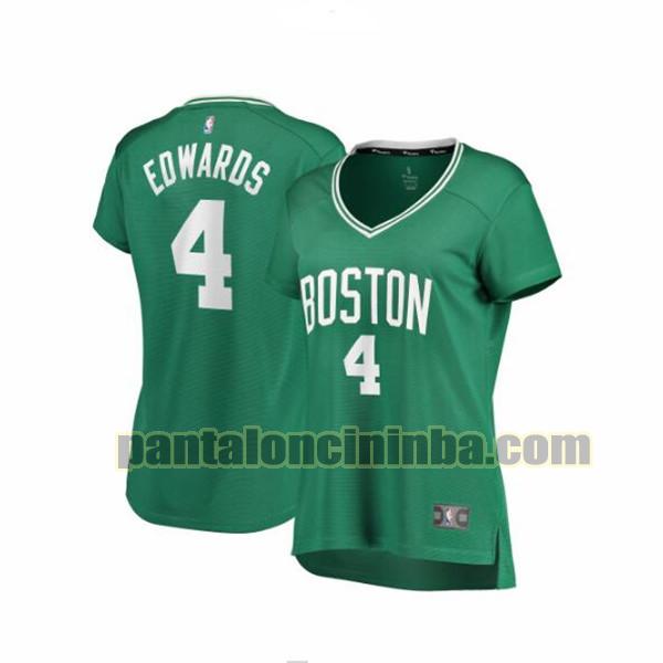 Maglia Donna basket Carsen Edwards 4 Boston Celtics Verde icon edition