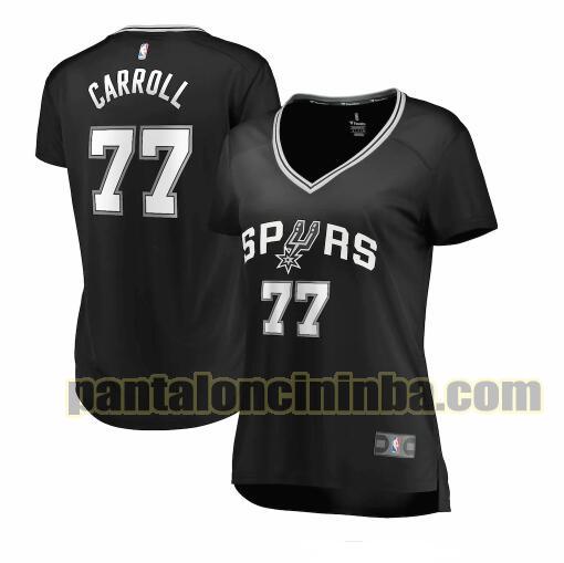 Maglia Donna basket DeMarre Carroll 77 San Antonio Spurs Nero icon edition