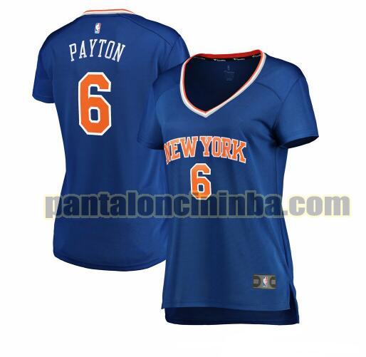 Maglia Donna basket Elfrid Payton 6 New York Knicks Blu icon edition