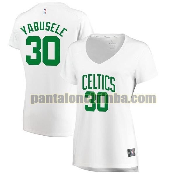 Maglia Donna basket Guerschon Yabusele 30 Boston Celtics Bianco association edition