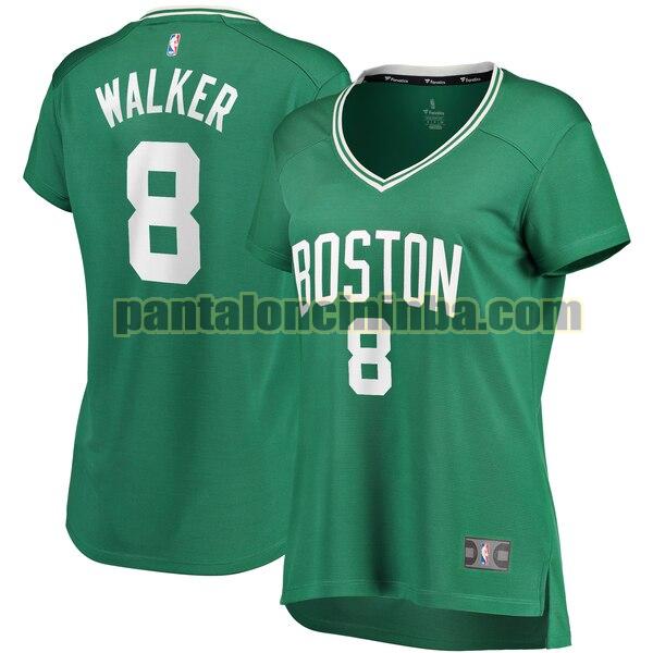 Maglia Donna basket Kemba Walker 8 Boston Celtics Verde icon edition