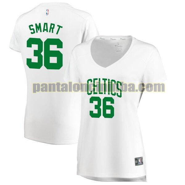 Maglia Donna basket Marcus Smart 36 Boston Celtics Bianco association edition