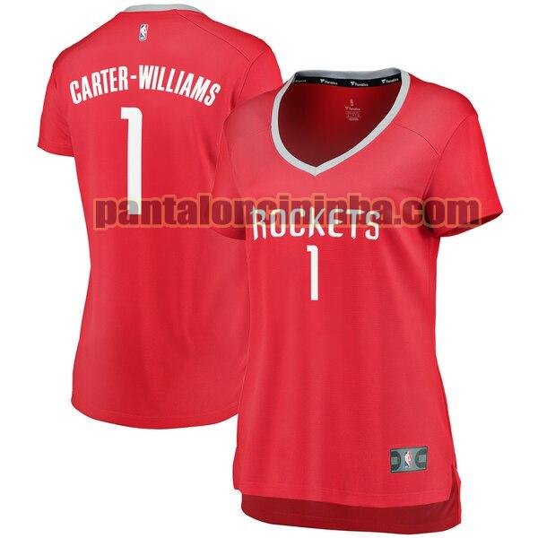 Maglia Donna basket Michael Carter-Williams 1 Houston Rockets Rosso icon edition