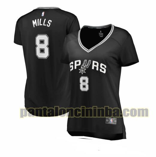 Maglia Donna basket Patty Mills 8 San Antonio Spurs Nero icon edition