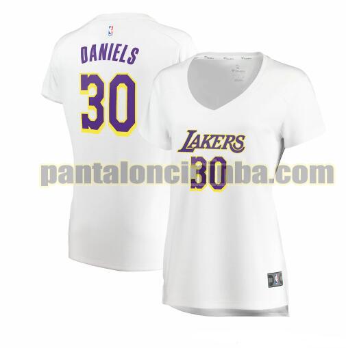 Maglia Donna basket Troy Daniels 30 Los Angeles Lakers Bianco association edition