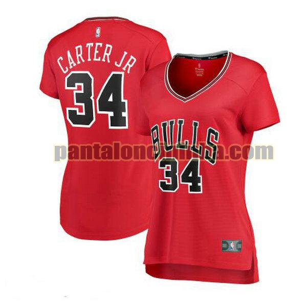 Maglia Donna basket Wendell Carter Jr. 34 Chicago Bulls Rosso icon edition