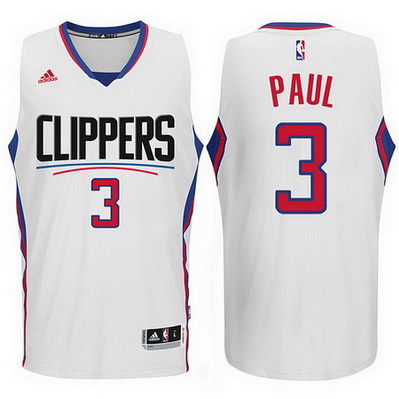 maglia chris paul 3 2016 los angeles clippers bianca