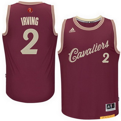 maglie uomo cleveland cavaliers natale 2015 kyrie irving 2 rosso