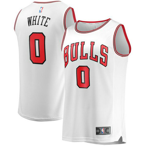 canotta basket Coby White 0 2019 chicago bulls bianca