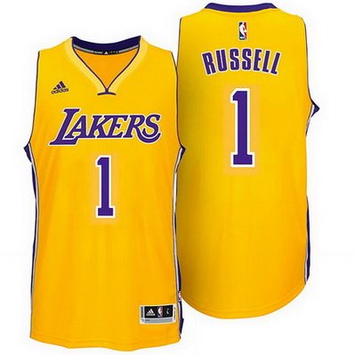 maglia basket d'angelo russell 1 2015 los angeles lakers giallo