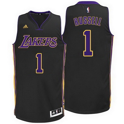 maglia nba d'angelo russell 1 2015 los angeles lakers nero