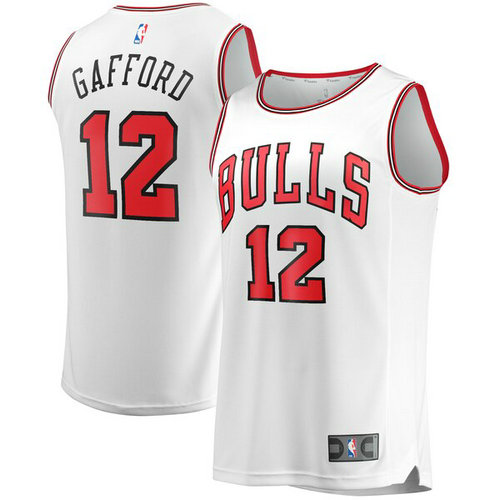 canotta basket Daniel Gafford 12 2019 chicago bulls bianca