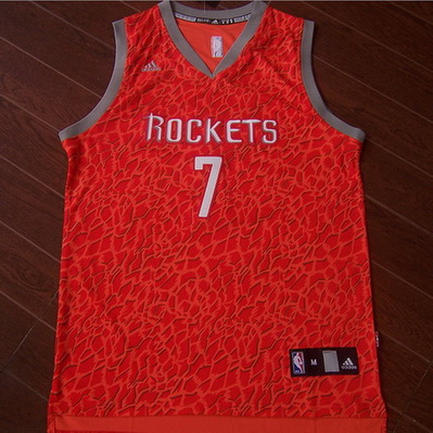 canotte basket houston rockets leopard jeremy lin 7 rosso