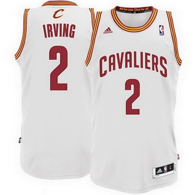 maglia kyrie irving 2 cleveland cavaliers rev30 bianca