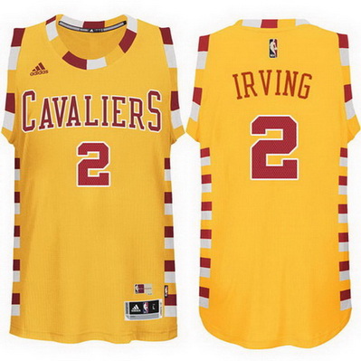 maglia basket kyrie irving 2 retro cleveland cavaliers giallo