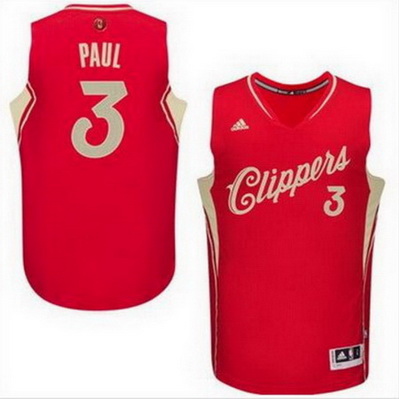 maglia basket los angeles clippers natale 2015 chris paul 3 rosso
