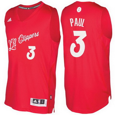 maglie basket los angeles clippers natale 2016 chris paul 3 rosso
