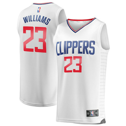 maglia lou williams 23 2018-2019 los angeles clippers bianca