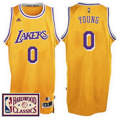 canotta nick young 0 2016-2017 los angeles lakers giallo