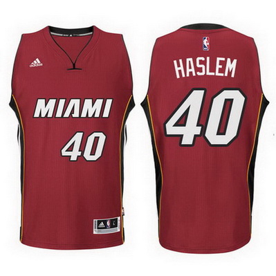 maglia nba udonis haslem 40 2015 miami heat rosso