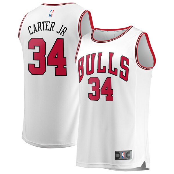 canotta basket Wendell Carter Jr. 34 2019-2020 chicago bulls bianca