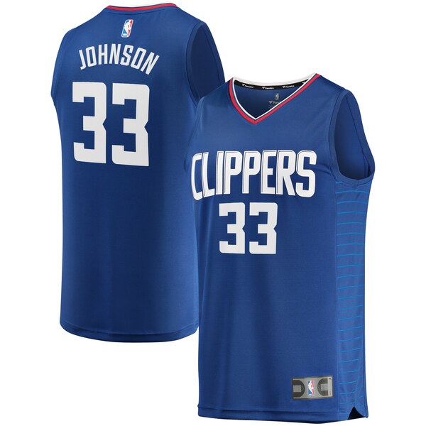canotta nba Wesley Johnson 33 2020 los angeles clippers blu