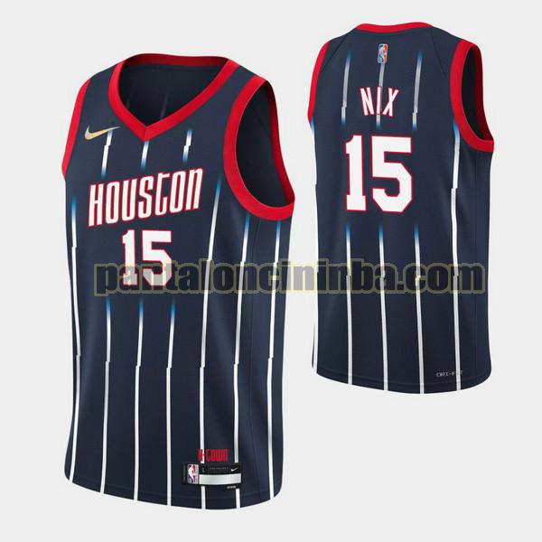Maglie Uomo basket Daishen Nix Houston Rockets Negro 2021 2022