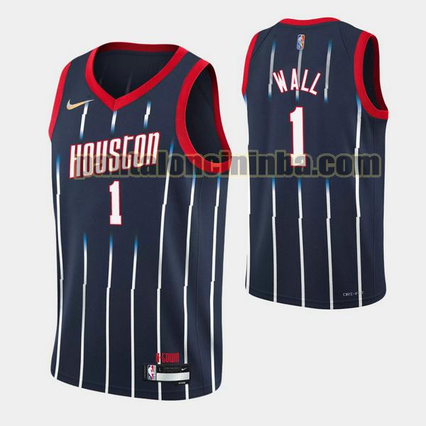 Maglie Uomo basket John Wal Houston Rockets Negro 2021 2022