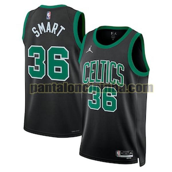 Maglie Uomo basket Marcus Smart 36 Boston Celtics Nero 2022-2023