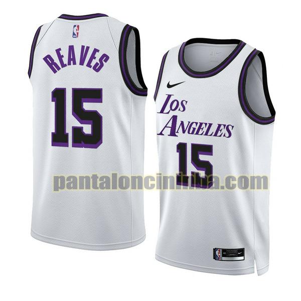 Maglie Uomo basket austin reaves 15 Los Angeles Lakers Bianco 2022-2023