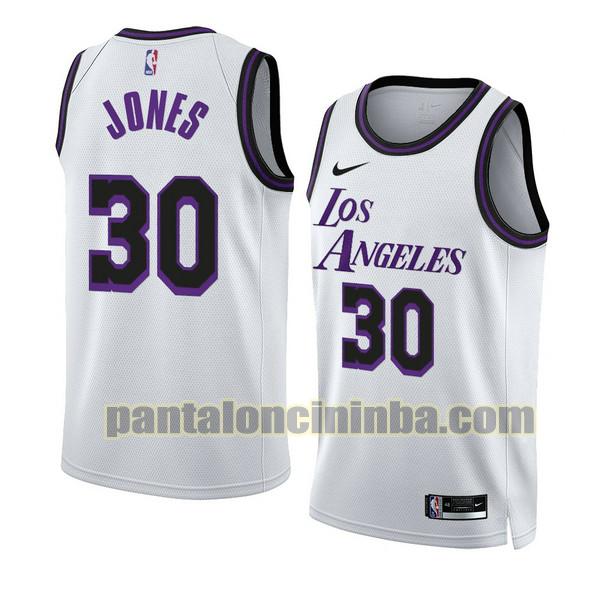 Maglie Uomo basket damian jones 30 Los Angeles Lakers Bianco 2022-2023
