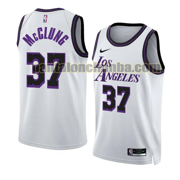 Maglie Uomo basket mac mcclung 37 Los Angeles Lakers Bianco 2022-2023