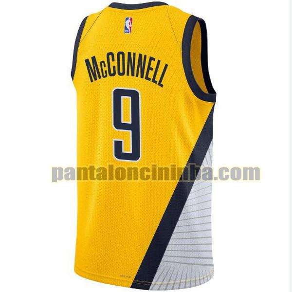 Maglie Uomo basket t.j. mcconnel Indiana Pacers Giallo 2022 2023