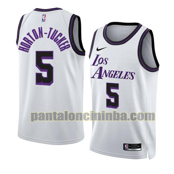 Maglie Uomo basket talen horton-ucker 5 Los Angeles Lakers Bianco 2022-2023