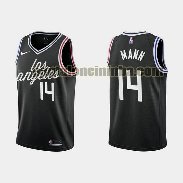 Maglie Uomo basket terance mann 14 Los Angeles Clippers Nero 2022-2023