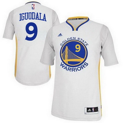 maglietta nba andre iguodala 9 2015 golden state warriors bianca