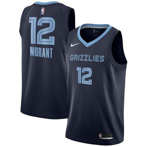 maglia Ja Morant 12 2019 memphis grizzlies blu