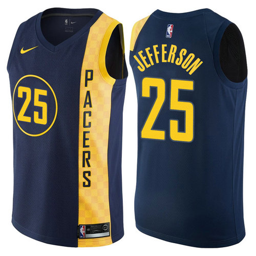 maglia basket al jefferson 25 2017-2018 indiana pacers navy