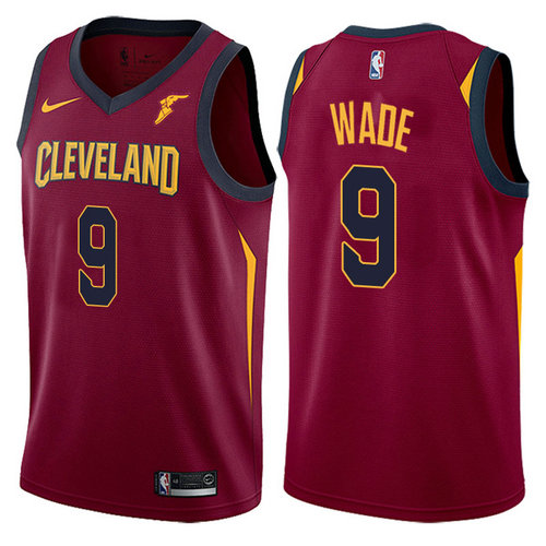 maglia dwyane wade 9 2017-2018 cleveland cavaliers rosso