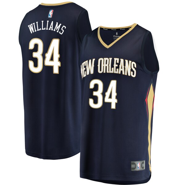 maglia kenrich williams 34 2020 new orleans pelicans navy